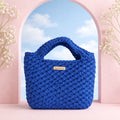 Small crocheted hand bag