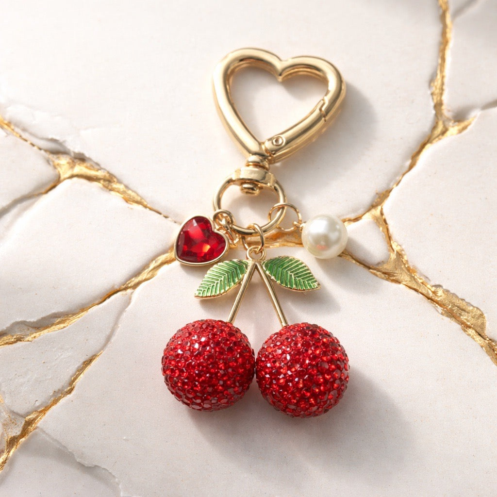 Key chain Red cherry