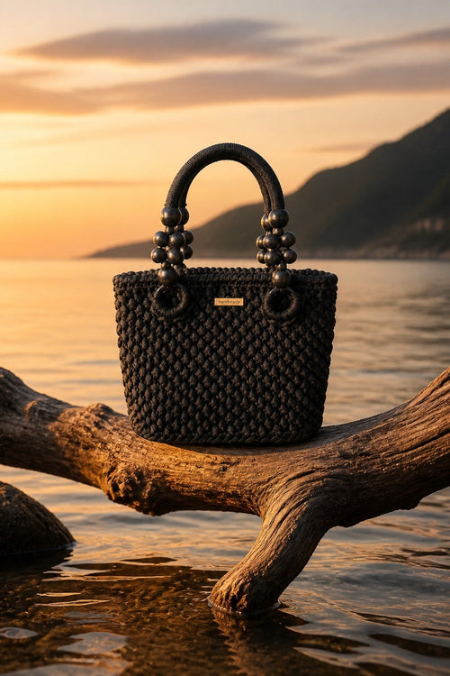 Black handbag