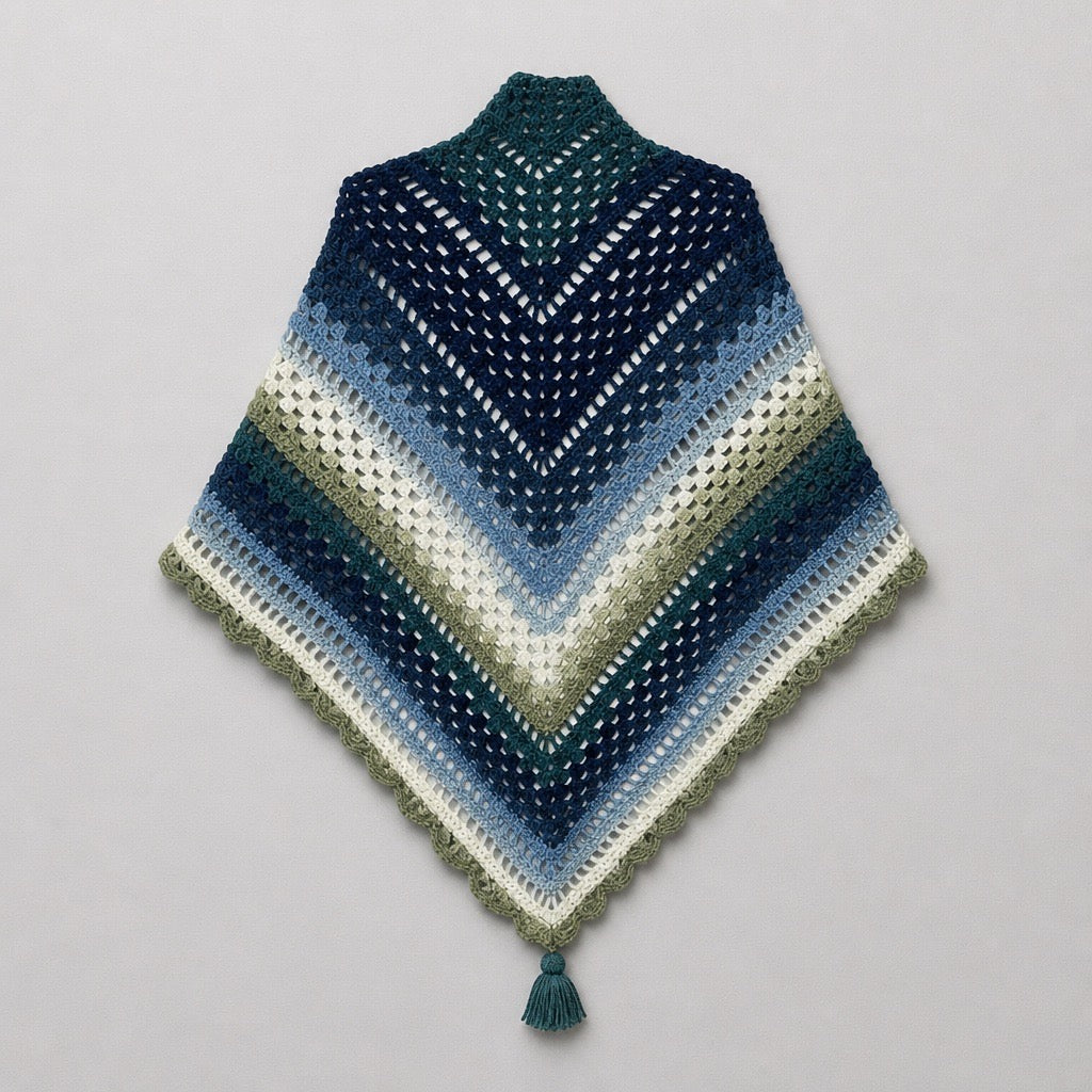 Shawl Blue